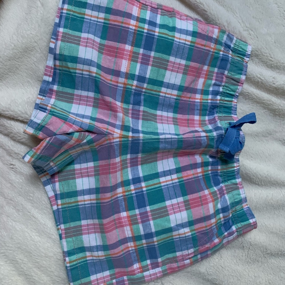 Vineyard Vines Kids Madras Easy Shorts